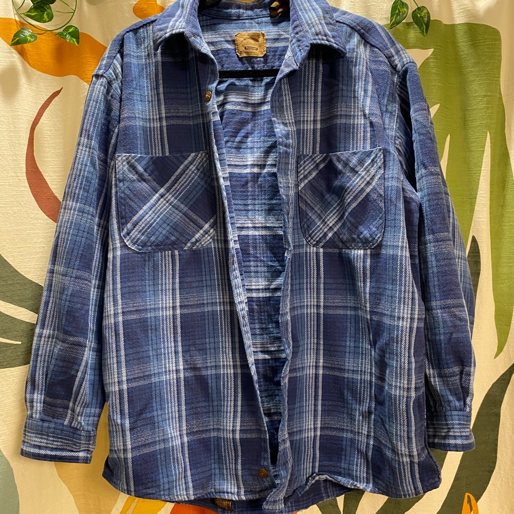 Blue Plaid Flannel